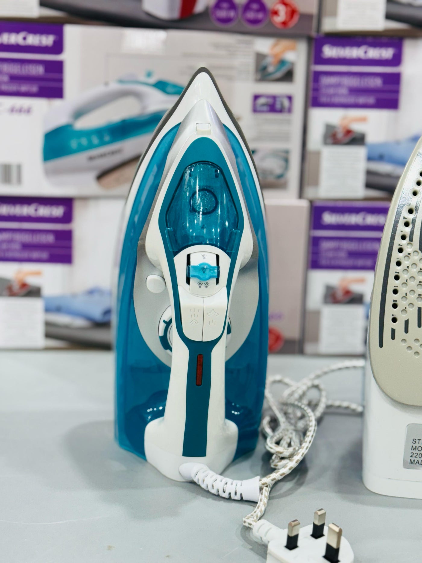 German Lot Imported Silver Crest Steam Iron