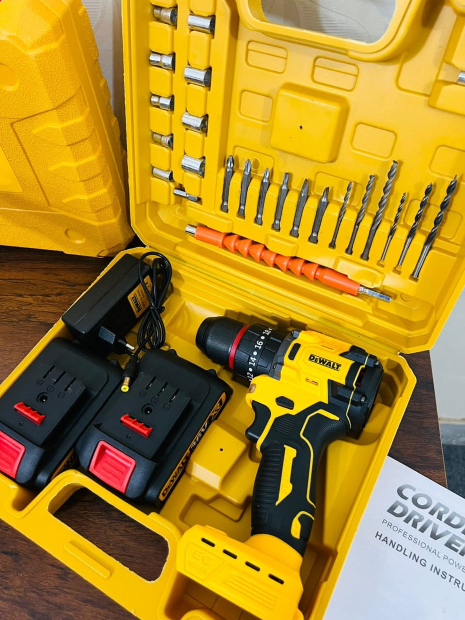 Lot Imported DeWalt 36v Brushless Commercial Drill Machine with Box
