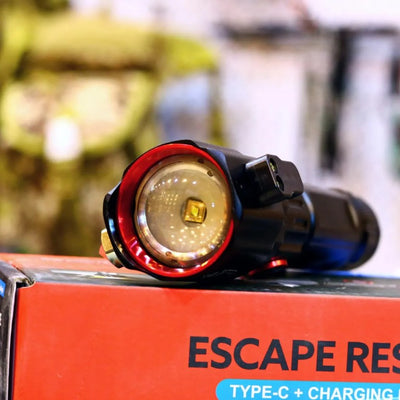 Lot Imported 5-in-1 Rechargeable Flashlight & Power Bank - 1KM Range